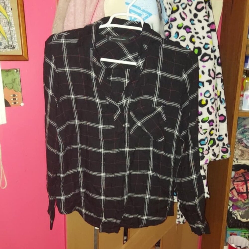 Extremely bizarre backwards flannel shirt